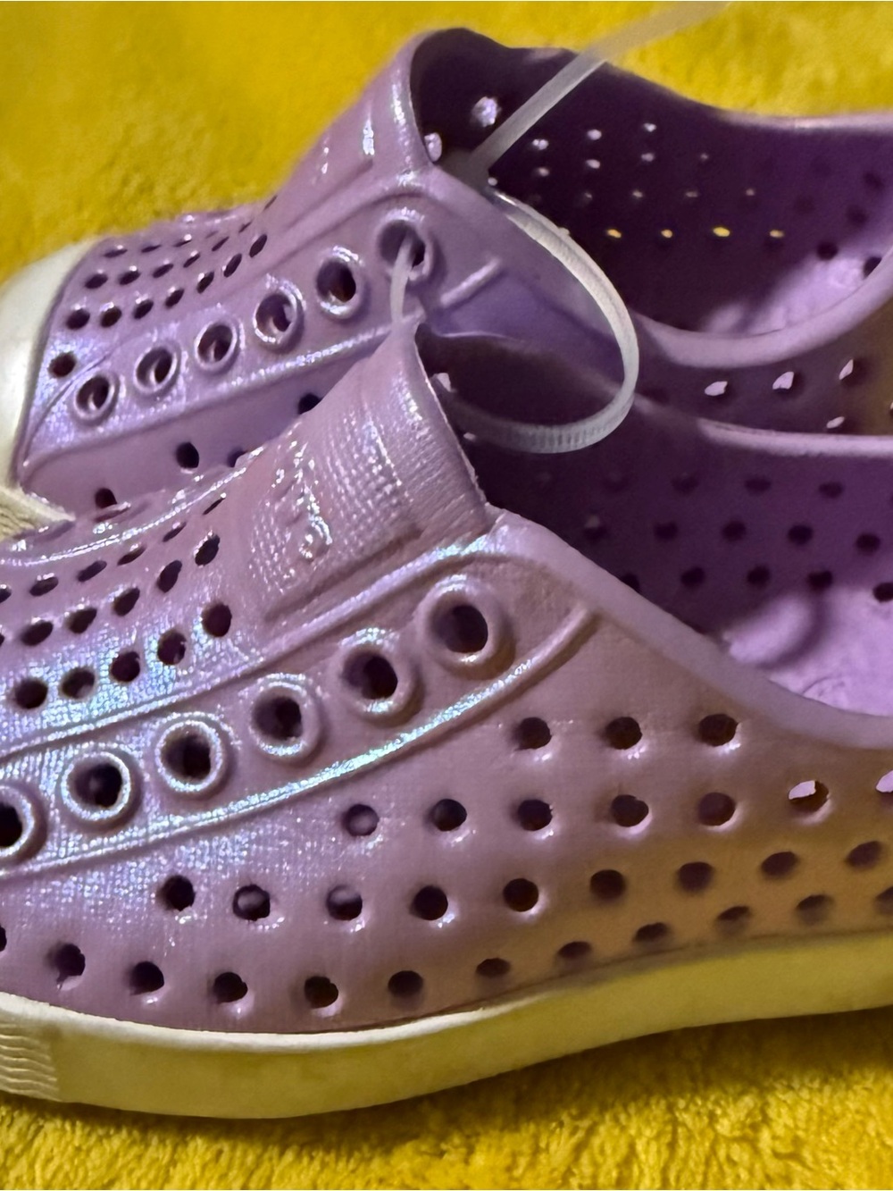 Native Slip-On Perforated Lavender Sneakers